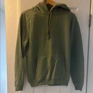 Green Hoodie with Front Pocket